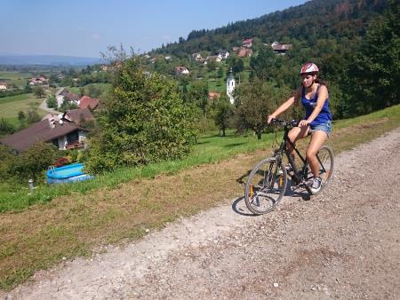 Kolesarjenje preko Paškega mostu - mala